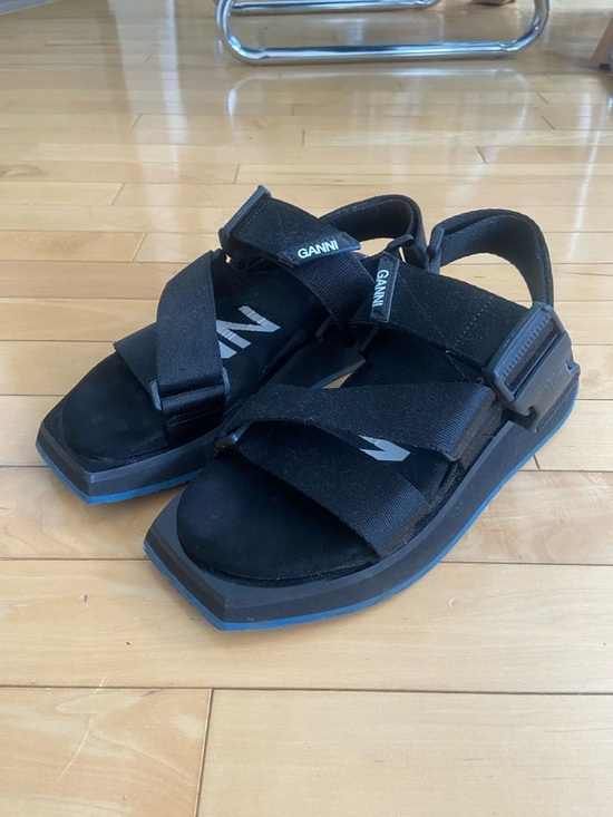 Ganni Shoes - Ganni Black Performance Sandals